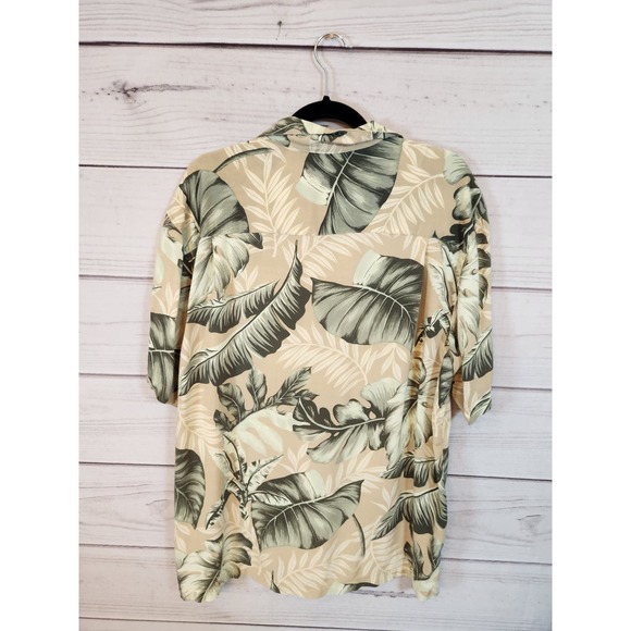 Panama Jack Men's Multicolor Silk Short Sleeve Button Down Shirt Size XL - Picture 2 of 5